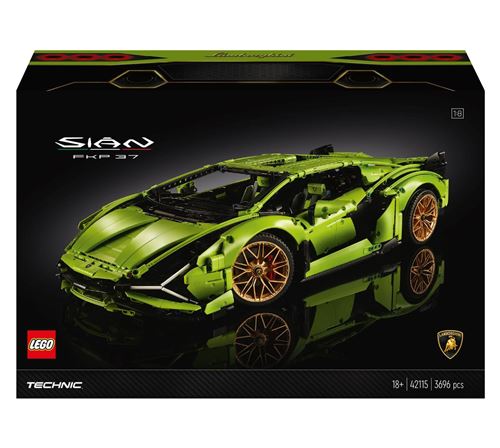 Lego Technic Lamborghini Sián Fkp 37 42115 Lego La Boîte - vue 9