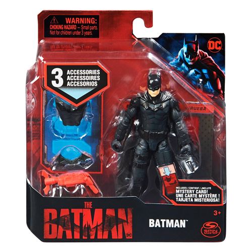 Figurine Batman Basique The Batman Le Film 10 cm Noir