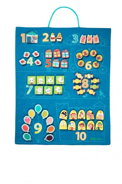 Panneau J'apprends à compter Lilliputiens