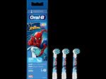 Pack de 3 brossettes de rechange Oral B Kids Spider Man