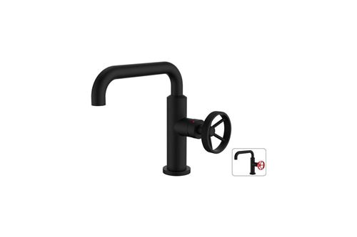 Non Communiqué Noir Rousseau Mitigeur Lavabo Industriel Bec Mobile