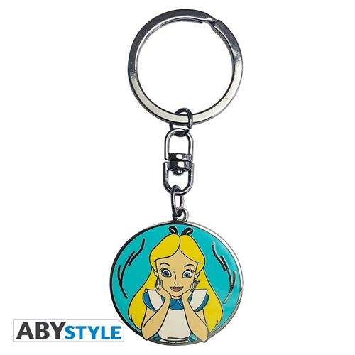DISNEY-PORTE-CLES METAL-ALICE