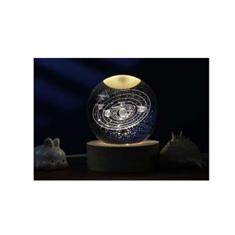 Lampe Itotal Led Crystal Ball Solar System Large