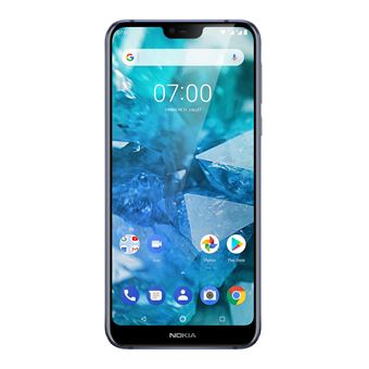 Smartphone Nokia 7.1 32GB Blauw + Dual Sim - 1