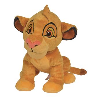 Peluche Disney Le Roi Lion Simba 25 Cm Personnage En Peluche Achat Prix Fnac