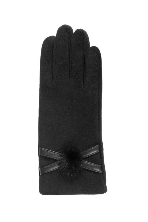 Gant Pour Écran Tactile Isotoner Noir Taille Unique