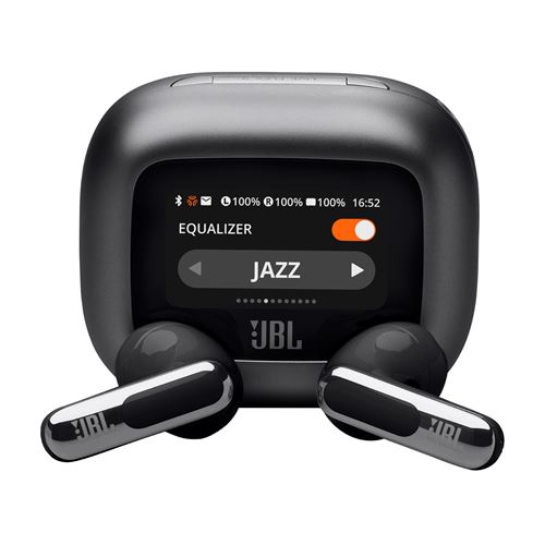 Ecouteurs sans fil Bluetooth JBL Live Flex 3 avec réduction de bruit Noir