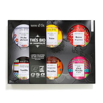 Coffret Terre d'Oc 6 thés rooibos de l'hospitalité - 1