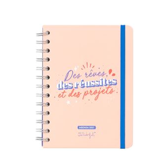 Agenda civil classique Mr. Wonderful 2021 petit format Modèle semainier