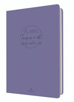 Agenda scolaire semainier Oberthur 15 PEFC S/S Camelia Lilas