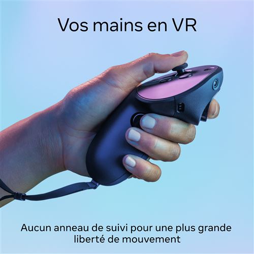 Manettes réalité virtuelle Meta Quest Touch Pro Noir - Accessoire