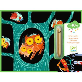 Dessin et coloriage enfant Djeco Animaux à découvrir