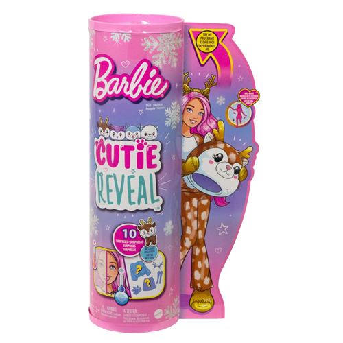 Barbie - Barbie Cutie Reveal - Renne - Poup&eacute;e - 3 ans et + 