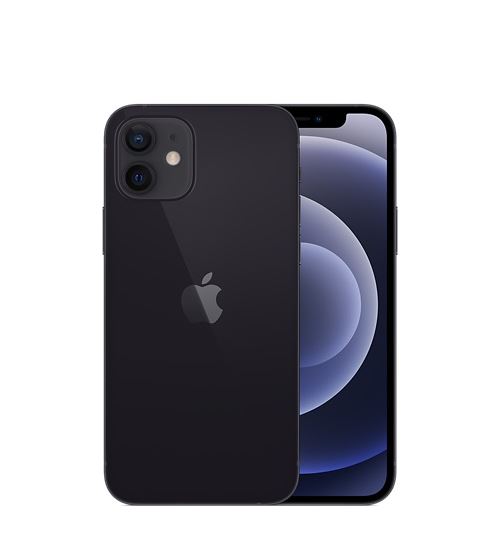 Apple iPhone 12 6.1" Double nano SIM 5G 64 Go Noir Reconditionné Grade B Bback