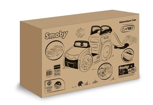 SMOBY Life Adventure Car avec toboggan