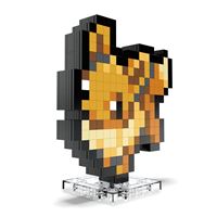 Jeu de brique et bloc Mega Evoli Pixel Art Pokémon