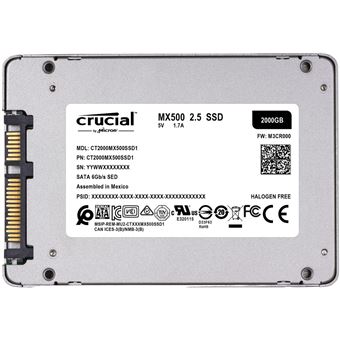 SSD interne Crucial MX500 SATA 2,5