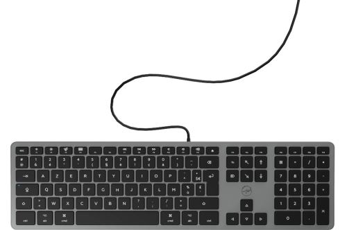 Clavier filaire Mobility Lab Design Touch Noir et Gris sidéral pour Mac