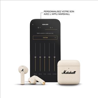Marshall minor Ⅳ Bluetooth イヤホン　ホワイト Marshall MINOR IV / マーシャル マイナー 4 ワイヤレスイヤホン