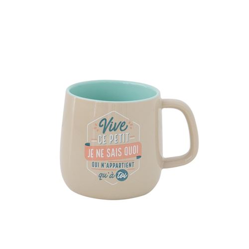 Mug Mr. Wonderful Vive Ce Petit Je Ne Sais Quoi Beige