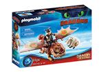 Playmobil DreamWorks Dragons © 70729 Dragon Racing Varek et Bouledogre