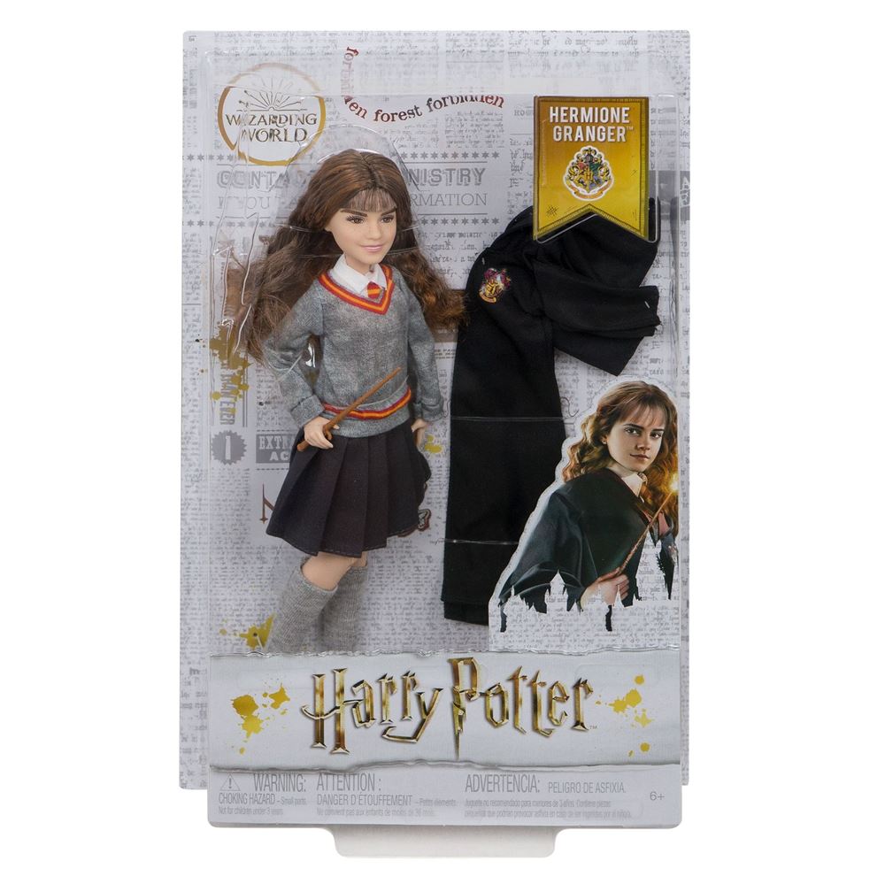 Harry Potter Poupée articulée Hermione Granger de 24 cm en uniforme Gryffondo... 
