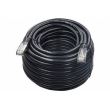 Câble réseau Temium Ethernet RJ45 15 m Noir
