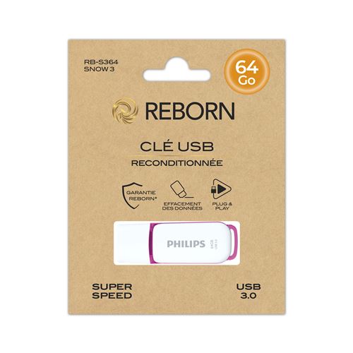 Clé USB 3.0 64 Go Reconditionné Reborn