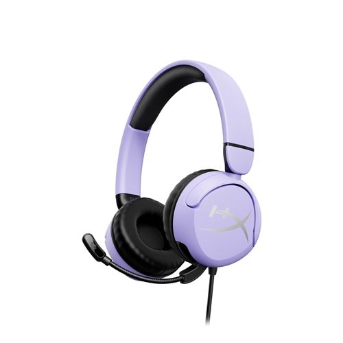 Casque PC gaming filaire HyperX Cloud Mini pour enfant Violet