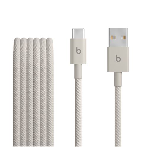 Câble Beats USB-A vers USB-C 1.5 m Gris pour iPhone