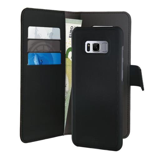 PURO WALLET GALAXY S8+ W/ CARDSLOT+BANKNOTE NOIR