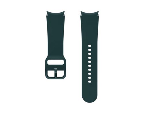 Bracelet en cuir pour montre connectée Samsung Galaxy Watch4 Sport S/M Vert