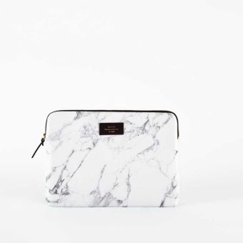 Housse pour MacBook 13" Wouf White Marble