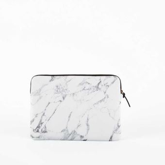 Housse pour MacBook 13" Wouf White Marble