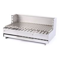 Sauvic 02728-Barbecue à Poser avec Grille Inoxydable 18/8 60 x 40 cm.