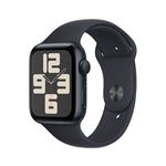 Apple Watch SE GPS, boîtier en Aluminium Minuit de 44 mm avec bracelet sport Minuit M/L