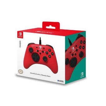 Manette filaire Hori Rouge pour Nintendo Switch