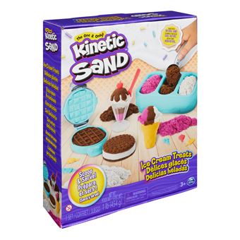 Coffret pâtes à modeler Kinetic Sand Delices Glaces