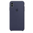 Coque en silicone Apple Bleu nuit pour iPhone XS Max