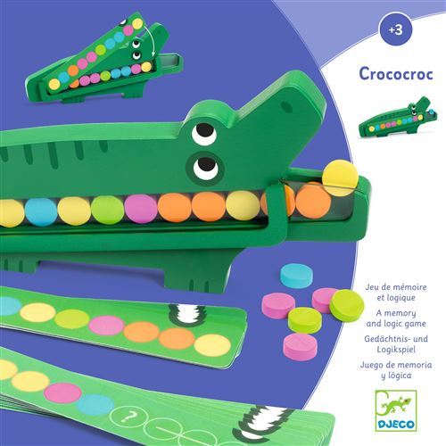 Jeu couleur et forme Djeco Crococroc