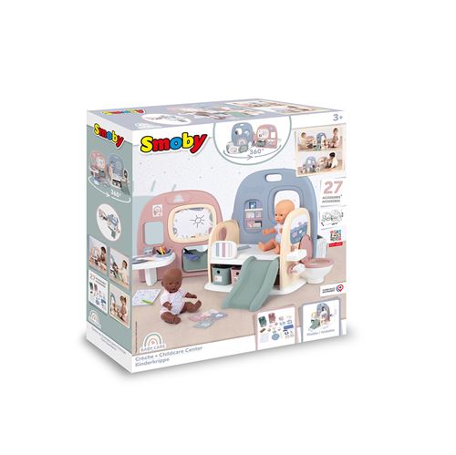 Crèche Smoby Baby Care 7600240307smoby – 5 Espaces de Jeu, 27 Accessoires, Dès 3 Ans - vue 5