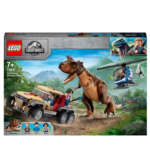La chasse du Carnotaurus LEGO® JURASSIC WORLD™ - vue 2