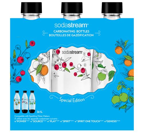 Pack 3 Fuse Grote Model Flessen 1L Hipsters