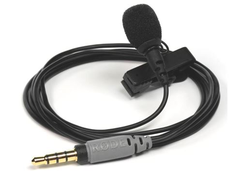 Micro-cravate Rode smartLav+ pour iPhone et iPad Noir