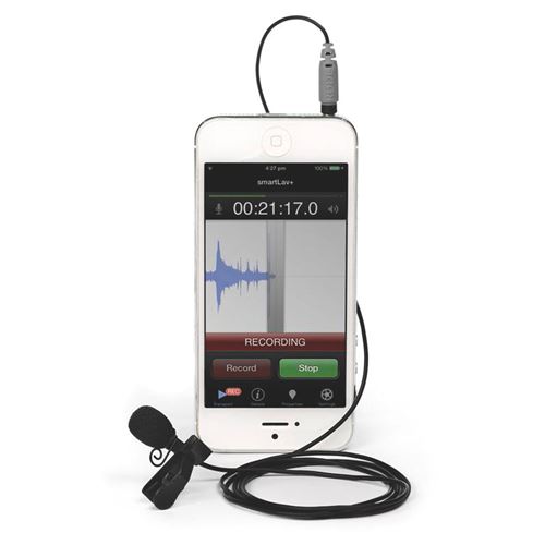 Micro-cravate Rode smartLav+ pour iPhone et iPad Noir - Microphone