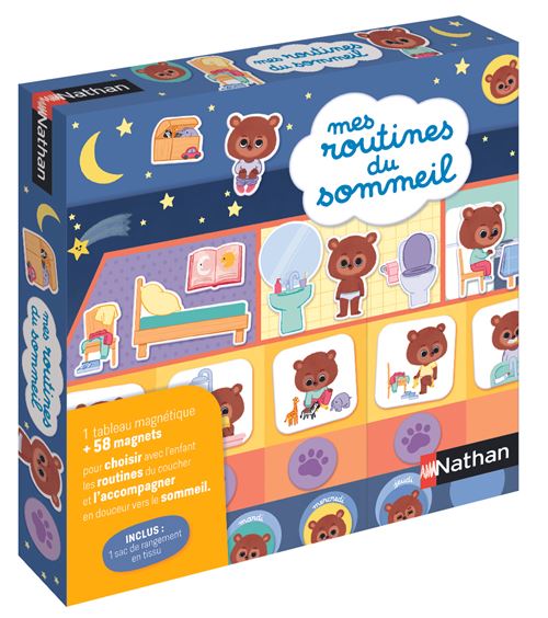 Jeu éducatif Nathan Mes routines du sommeil