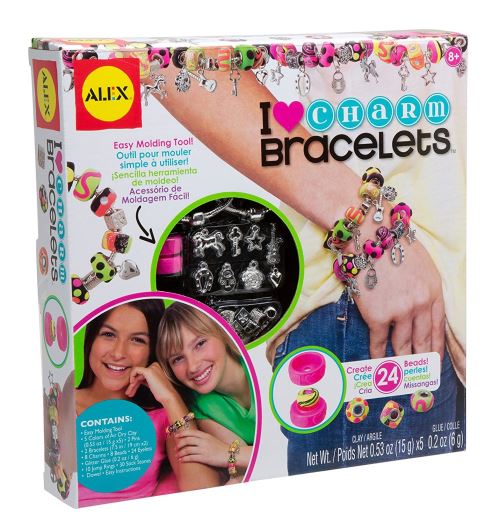 Bracelets avec charmes à modeler Alex