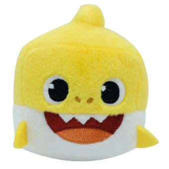 Peluche sonore cube Baby Shark 5 cm Modèle aléatoire