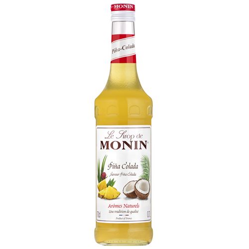 Sirop Monin saveur Piña Colada 70 cl Jaune
