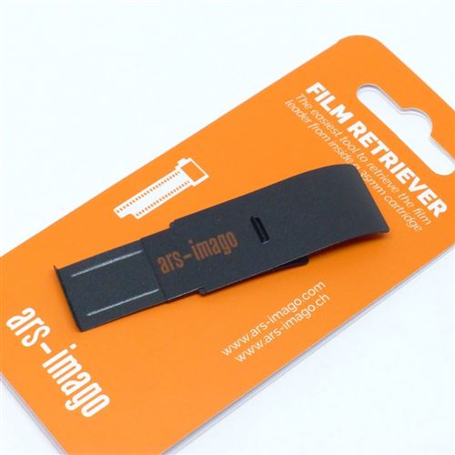 Extracteur d’amorce Ars-Imago pour film 24x36 Noir et orange